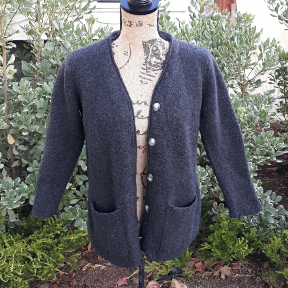 Merino wool cardigan